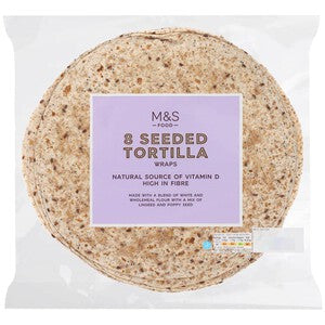 M&S Seeded Tortilla Wraps