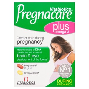 Vitabiotics Pregnacare Plus Brain & Eye Omega-3 DHA Tablets