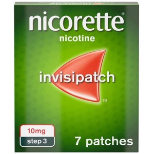 Nicorette Invisi 10mg Patch, (7 Patches), Quit Smoking Aid, Nicotine Patch
