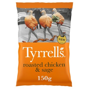 Tyrrells Roasted Chicken & Sage Sharing Crisps