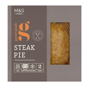 M&S Gastropub Steak Pie Main for Two