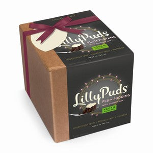 LillyPuds Premium Vegan & Gluten Free Plum Pudding with Damson Gin