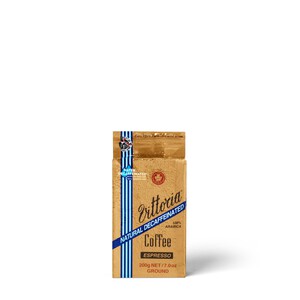 Vittoria Australian Decaffeinated Ground 100% Arabica Espresso Coffee