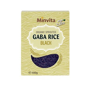 Minvita Organic Sprouted Black GABA Rice