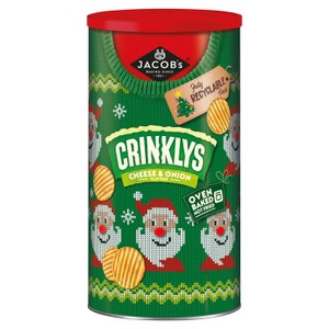 Jacob's Crinklys Cheese & Onion Baked Snacks
