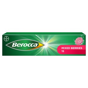 Berocca Mixed Berries Energy Vitamin Effervescent Tablets