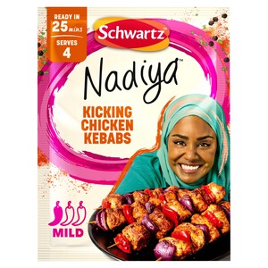 Schwartz x Nadiya Kicking Chicken Kebabs Recipe Mix