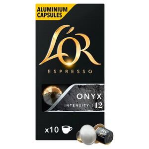 L'OR Onyx Coffee Pods x10 Intensity 12