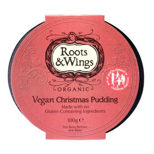 Roots & Wings Organic Vegan Gluten Free Christmas Pudding
