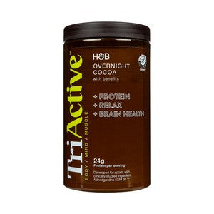 TriActive Sport Overnight Cocoa Protein "with Benefits" Chocolate Caramel
