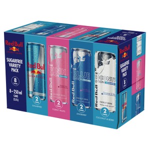 Red Bull Energy Drink Sugar Free Editions Variety Pack