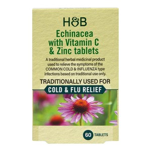 Holland & Barrett Echinacea with Vitamin C & Zinc Tablets