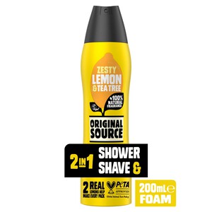 Original Source Zesty Lemon and Tea Tree Foaming Shower Gel