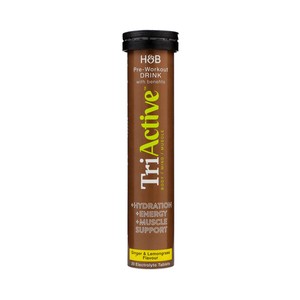 TriActive Pre-Workout Electrolyte Benefits Effervescent Ginger & Lemongrass