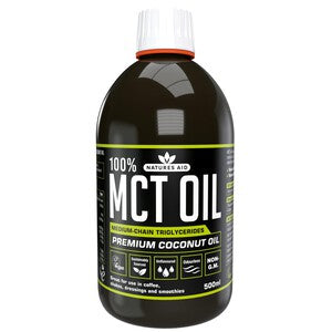 Natures Aid 100% MCT Oil Premium Coconut Oil