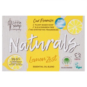 Little Soap Company Naturals Bar Soap Lemon Zest