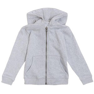 M&S Boys Cotton Plain Hoodie, 4-5 Years, Grey