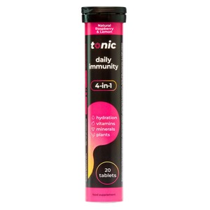 Tonic Health Daily Immunity Raspberry Effervescent tablets