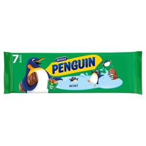 McVitie's Penguin Mint Biscuit Bars Multipack