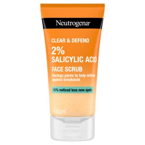 Neutrogena Clear & Defend Face Scrub with 2% Salicylic Acid