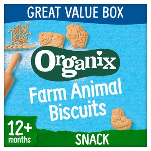 Organix Farm Animal Biscuits Toddler Snacks 12 months+