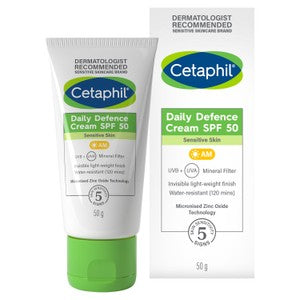 Cetaphil Daily Defence Cream SPF 50 Sunscreen