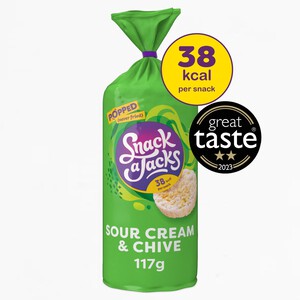 Snack a Jacks Sour Cream & Chive Jumbo Rice Cakes