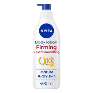 NIVEA Q10 Firming Body Lotion with Argan Oil for Mature 60+ Skin