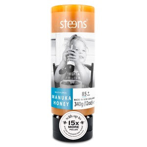Steens MGO 85 Raw Multi Manuka Honey Squeezy