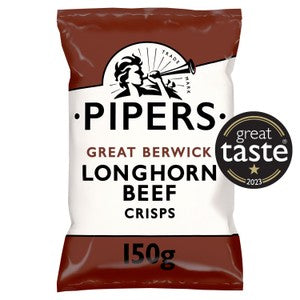 Pipers Great Berwick Longhorn Beef Sharing Bag Crisps