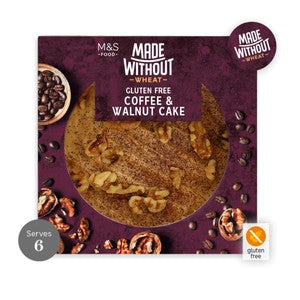 M&S Made Without Coffee & Walnut Cake
