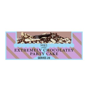 M&S Extremely Chocolatey Party Cake