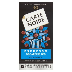 Carte Noire No 5 Decafeine Nespresso Compatible