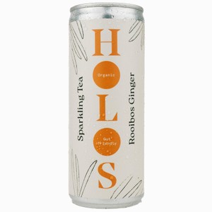 HOLOS Organic Sparkling Tea Rooibos Ginger