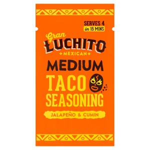 Gran Luchito 'Medium' Jalapeno & Cumin Fajita & Taco Seasoning Mix