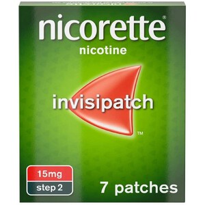 Nicorette Invisi 15mg Patch, (7 Patches), Quit Smoking Aid, Nicotine Patch
