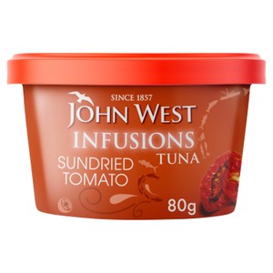 John West Sundried Tomato No Drain Tuna Infusions 80g