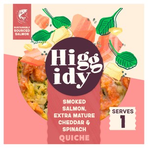Higgidy Smoked Salmon & Spinach Quiche