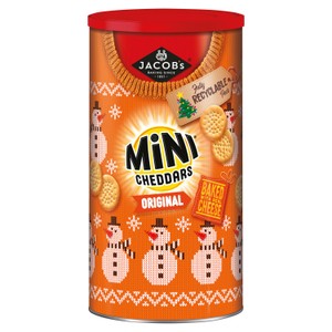 Jacob's Mini Cheddars Original Cheese Baked Snacks Tub