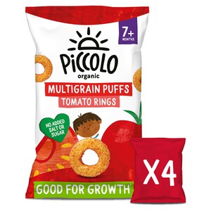 Piccolo Baby Food Tomato Puff rings Multipack Snack