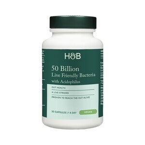 Holland & Barrett Live Friendly Bacteria 50 Billion Vegan Capsules