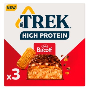 TREK High Protein Biscoff Protein Bars Multipack
