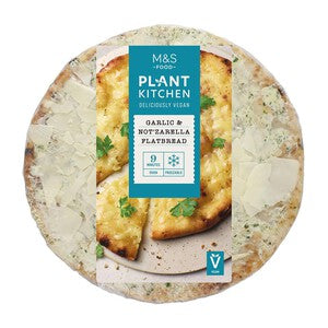 M&S Plant Kitchen Vegan Garlic & Notzarella Flatbread