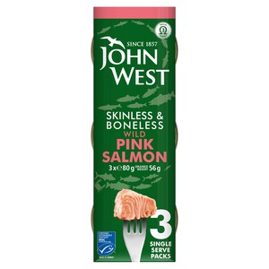 John West Wild MSC Pink Salmon Skinless & Boneless