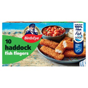 Birds Eye 10 MSC Breaded Haddock Fish Fingers