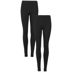 M&S Womens High Waisted Leggings, 20, Black
