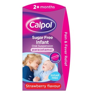 Calpol Infant Sugar Free Oral Suspension Strawberry 2+ Months