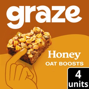 Graze Honey Oat Boost Flapjack Snack
