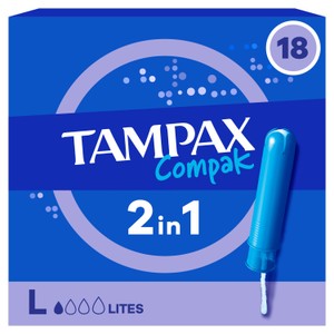 Tampax Compak Lites Applicator Tampons