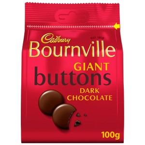 Cadbury Bournville Dark Chocolate Giant Buttons Bag